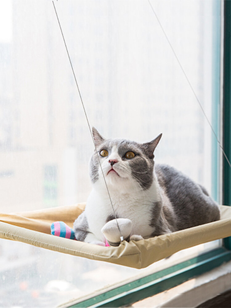 Yani HP-DC1Pet gato janela Hammock Soft Cat Canis 15KG gato seguro pendurado assento de gato de assento de prateleira