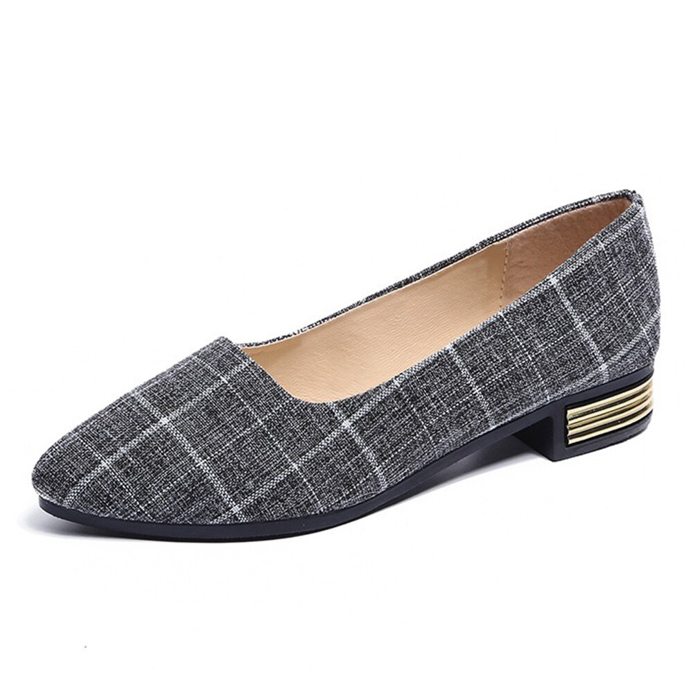 Elegant Almond Low Heel Flats Loafers