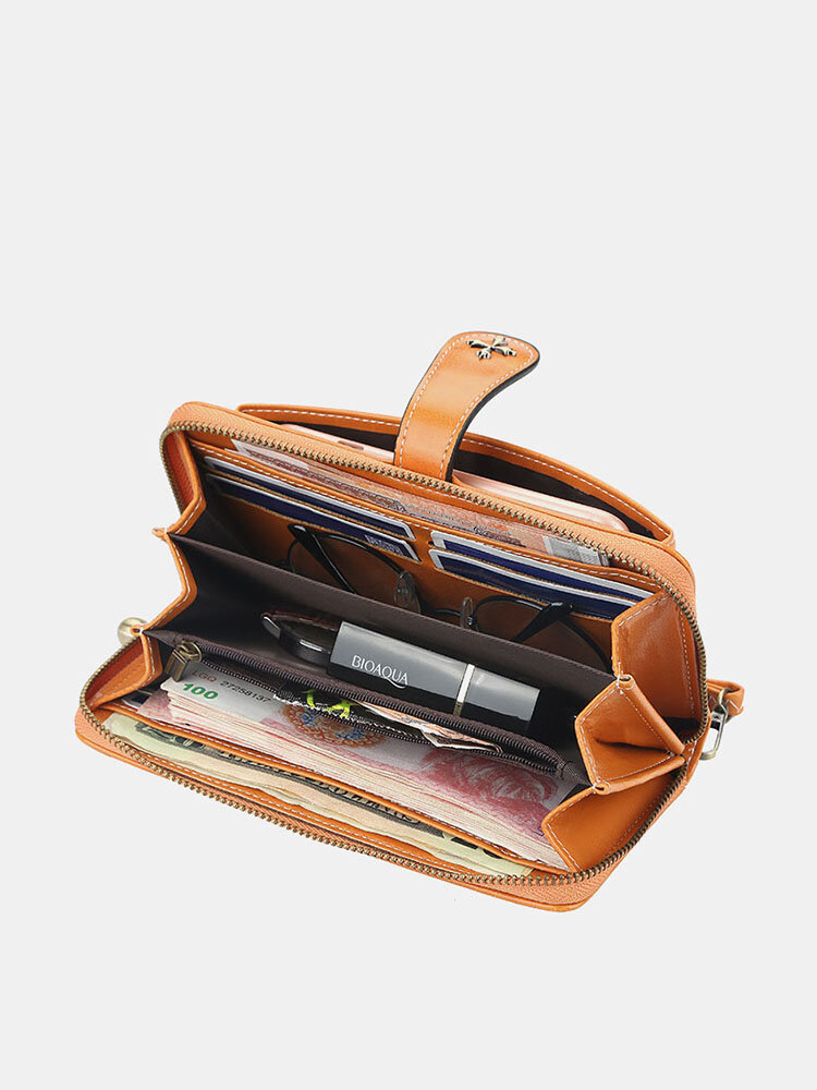 Zipper Casual Card Holder Phone Bag Wallet Purse For Women