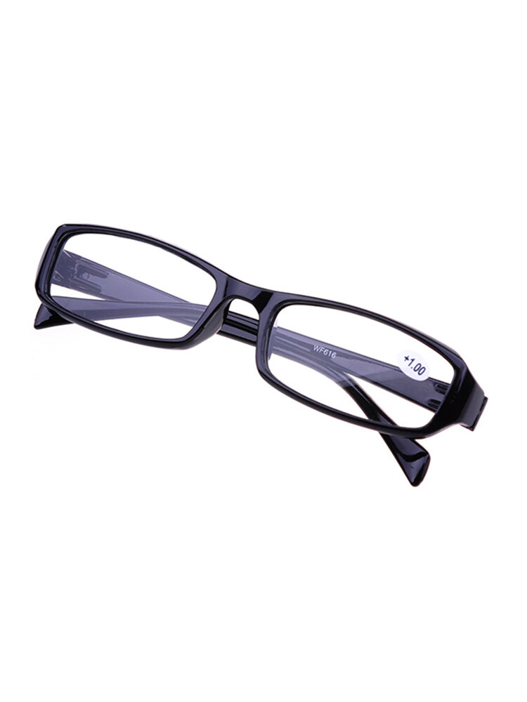Men Women HD View Square Reading Glasses Super Soft Frame Lightweight Reading Glasses