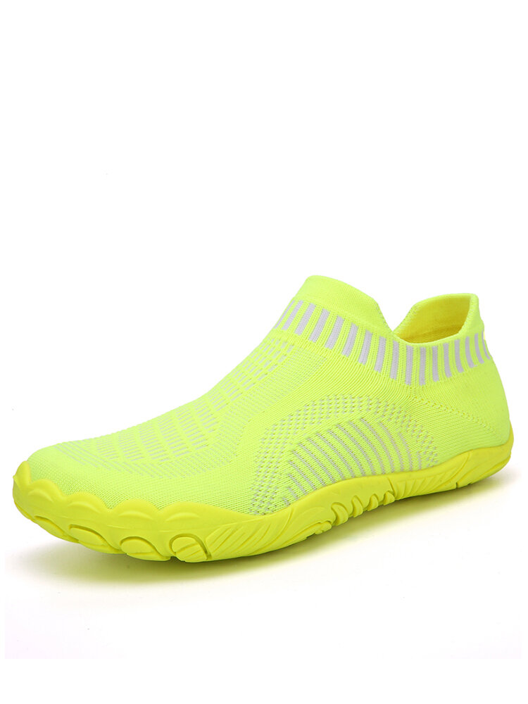 Men Knitted Fabric Multifunctional Running Diving Water Shoes