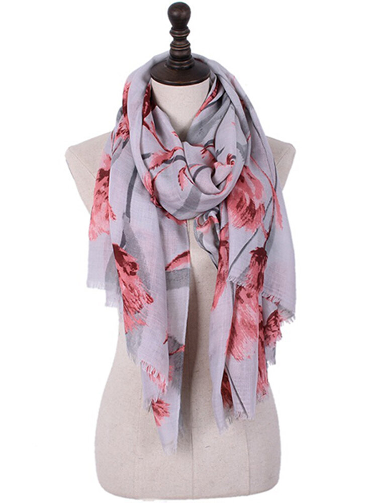 180CM Women Pashmere Solid Long Soft Scarf Angled Pattern Scarf Casual Thickening Warm Shawl Scarves