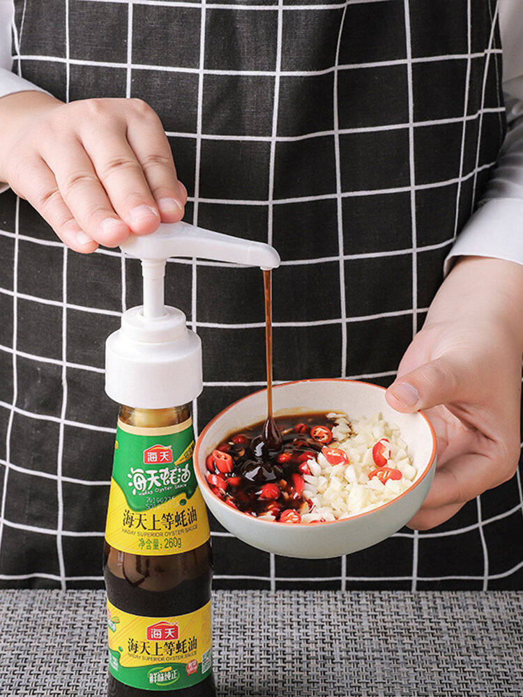 Squeeze Oyster Sauce Pump Head For Household Fuel Consumption Kitchen Tools
