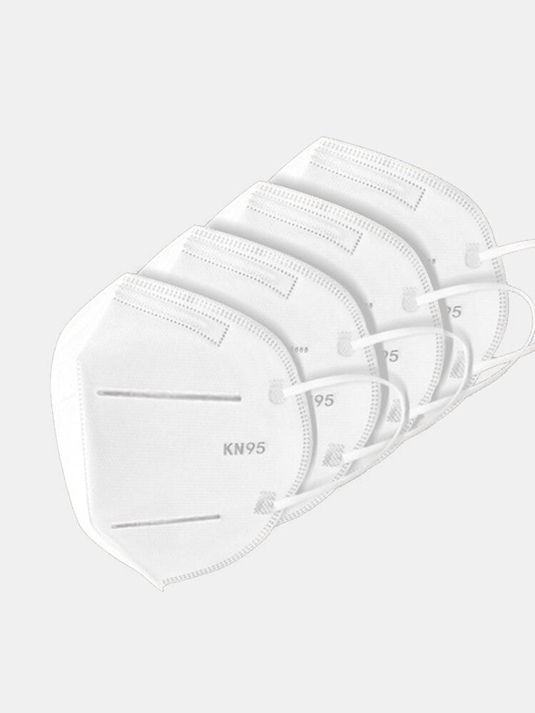 <US Instock> 4 Pieces / Pack 0f KN95 Masks Passed The GB-2626-KN95 Test PM2.5 Filter Respiratory Protective Mask