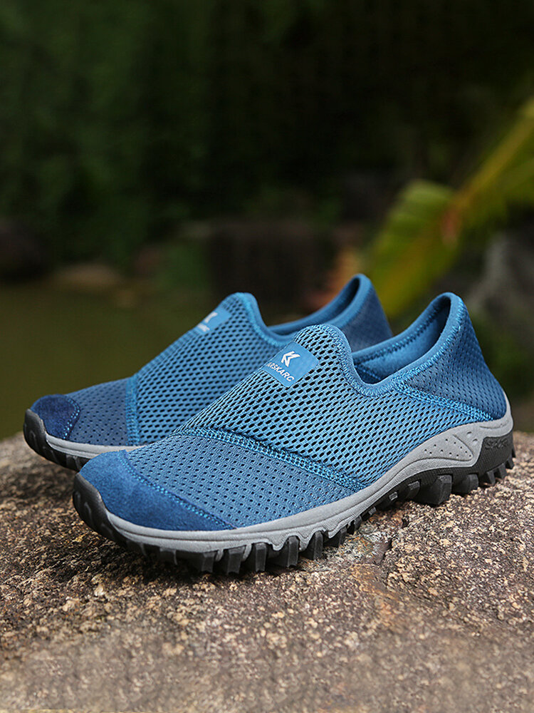 Breathable Hand-wearing Mesh Outdoor Slip On Sneakers For Women