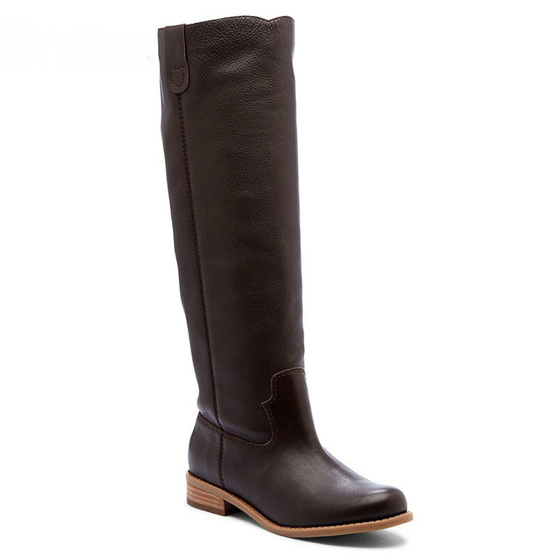 Large Size Knee High Flat Boots