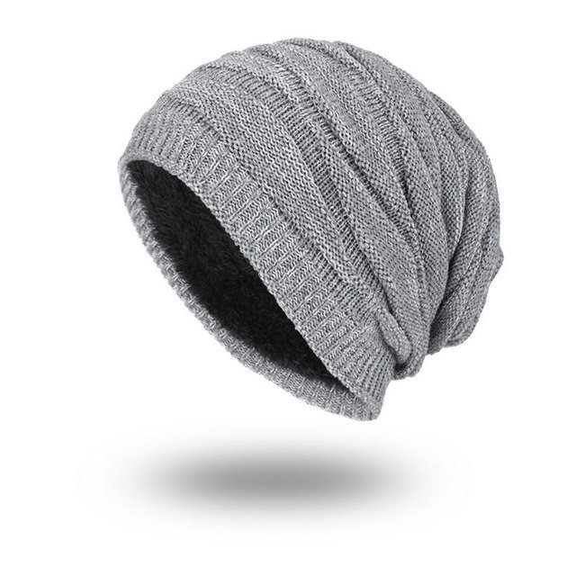 

Wool Hat Season Plus Warm Diamond Head Men's Outdoor Hat Beanie Hats, Black;gray;khaki