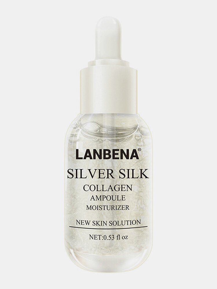 Silver Silk Collagen Anti Wrinkle Essence Shrink Pores Lasting Moisturize Brighten Complexion Essenc