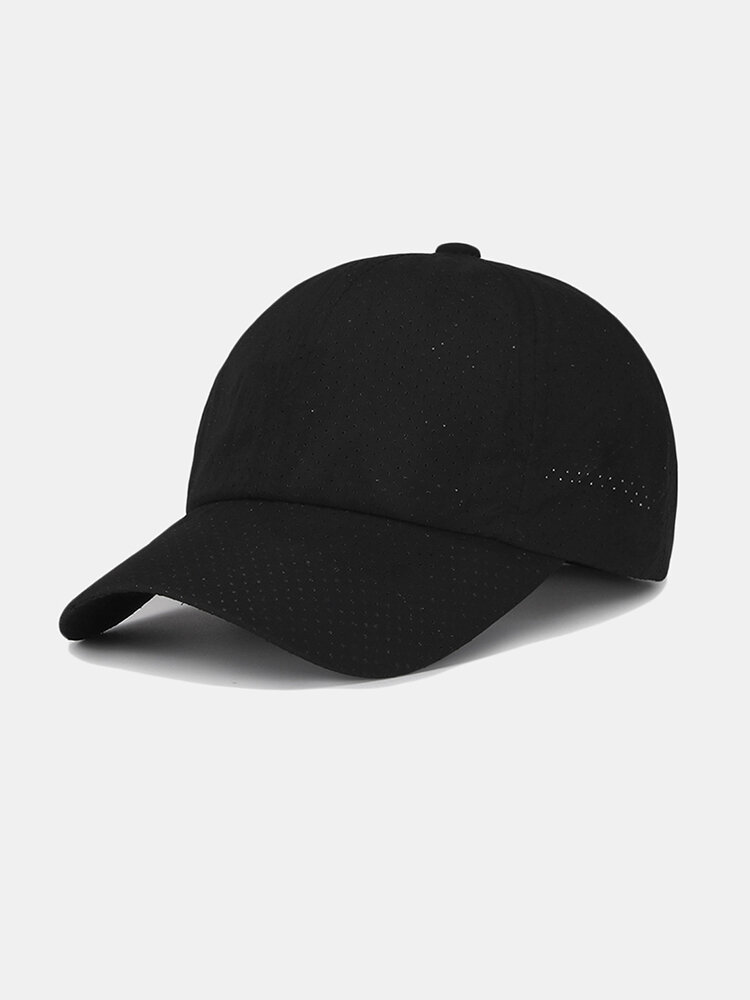 सांस लेने योग्य बेसबॉल कैप आउटडोर छाया त्वरित सुखाने वाली टोपी आरामदायक टोपी