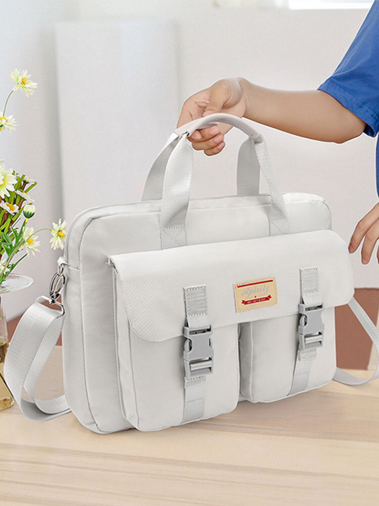 女性カジュアル大容量多機能Nylonハンドバッグ簡単なラップトップバッグ