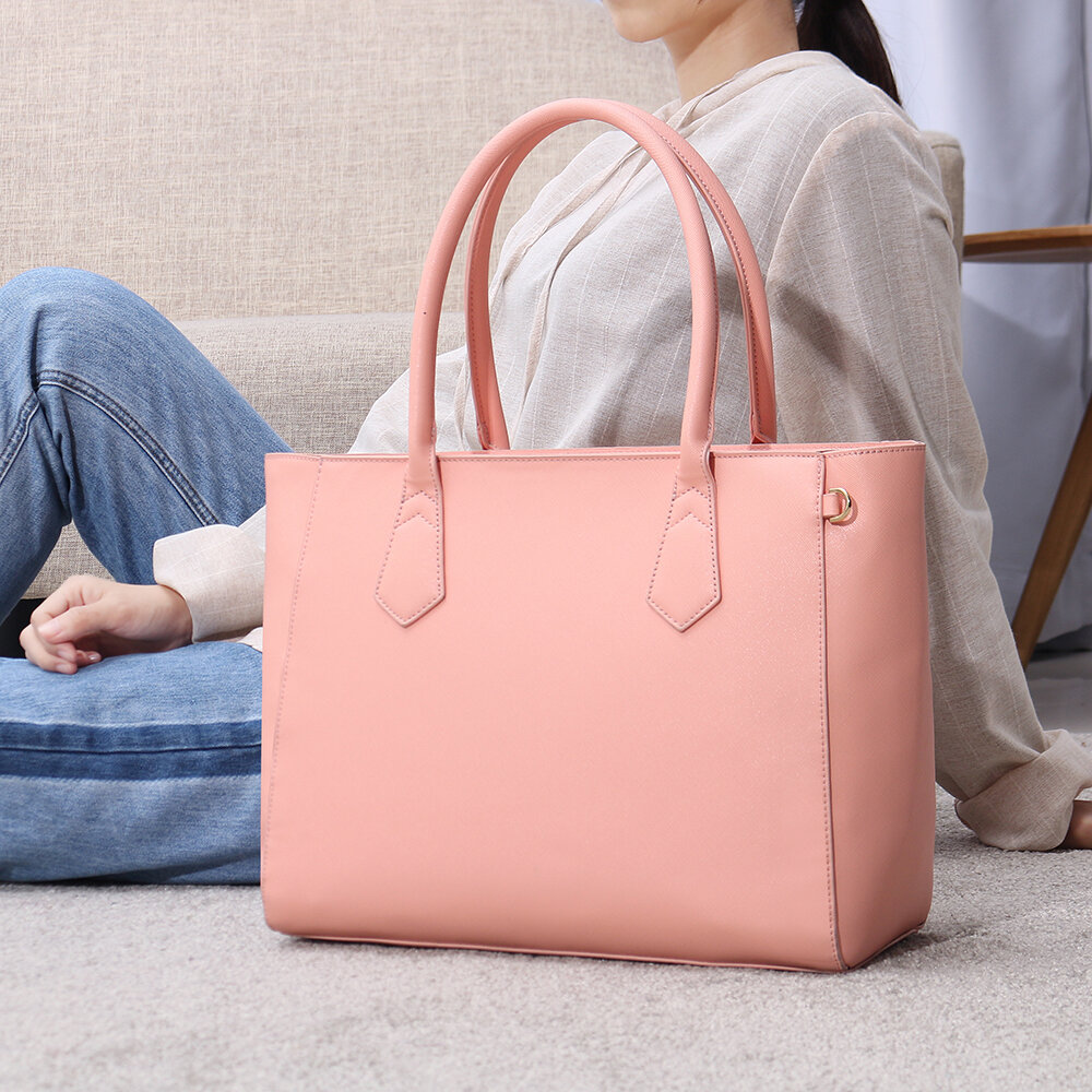 QUEENIE Women Casual Shopping Multifunction Handbag Solid Shoulder Bag