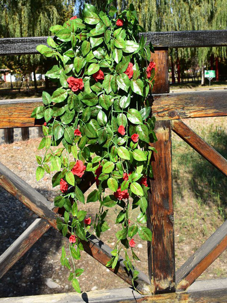

DIY Artifical Violet Ivy Flower Hanging Basket Garland Wedding Floral Decoration