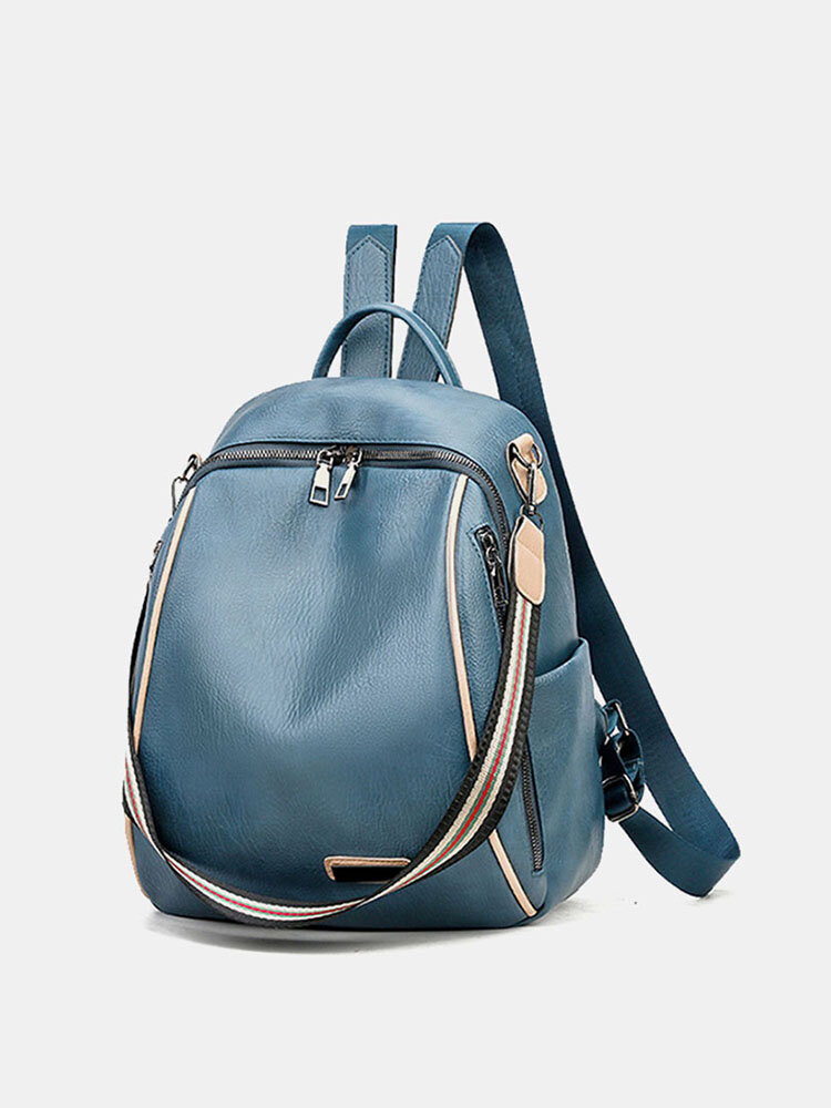 Women Quilted Anti-theft Multi-carry Backpack Shoulder Bag Handbag