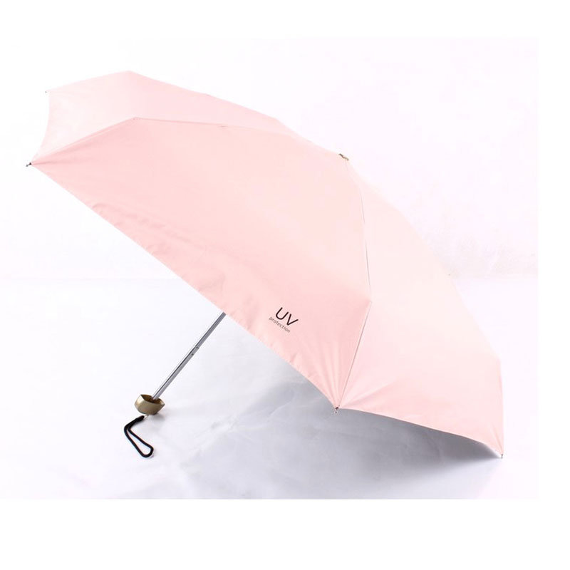 UV Protection Vinyl Folding Umbrella Sunscreen Pocket Umbrella