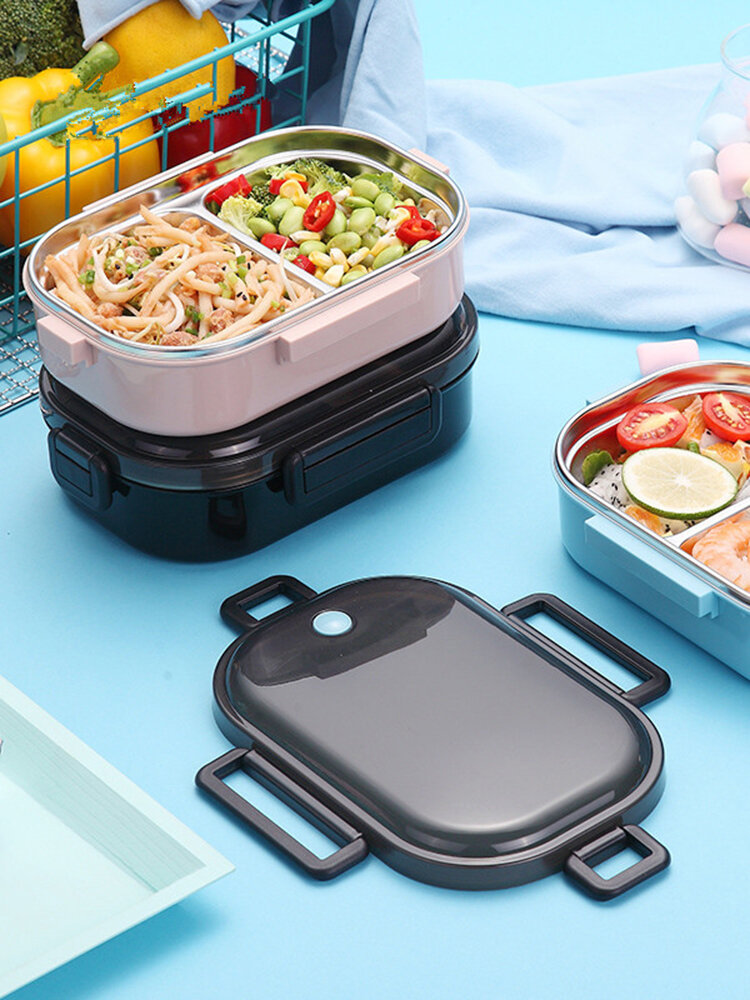 Lunch Box For Kids Japanese 304 Stainless Steel Bento Box Leak-Proof Children Bento Lunch Box 