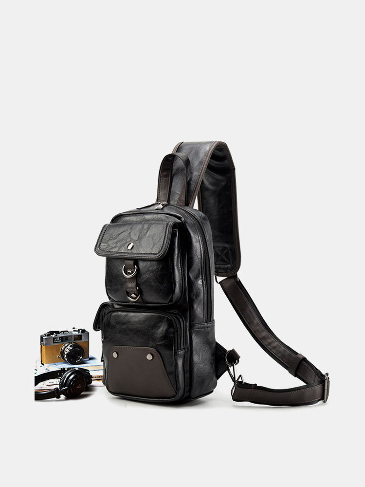 Multi-functional Outdoor Casual Travel Shoulder Bag Chest Bag Sling Bag Crossbody Bag For Men