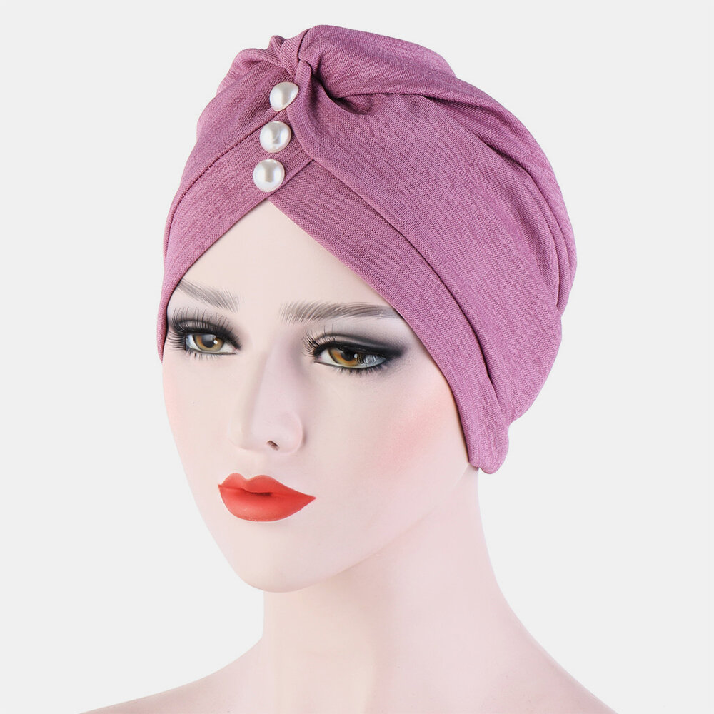 

Chiffon Cow Louver Fold Hat Soft Sokid Color Adjustable Headdress Headscarf, Black;navy;purple;pink;army green;khaki