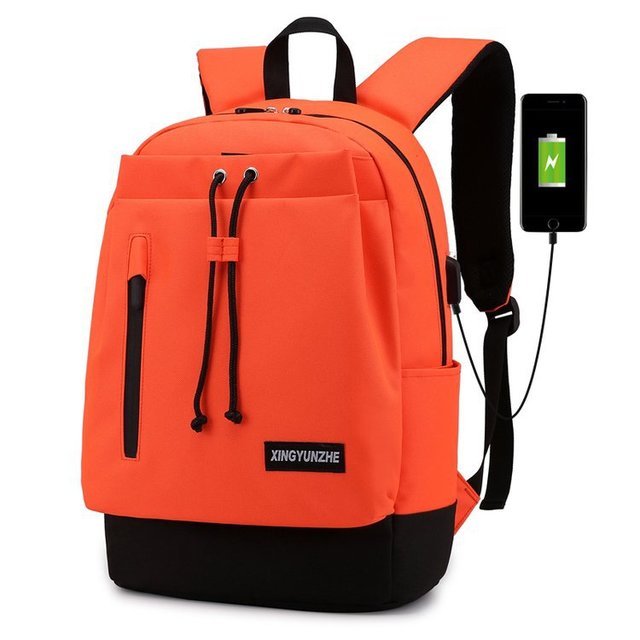 Men And Women  Multi-function Backpack  USB Charging Computer Bag