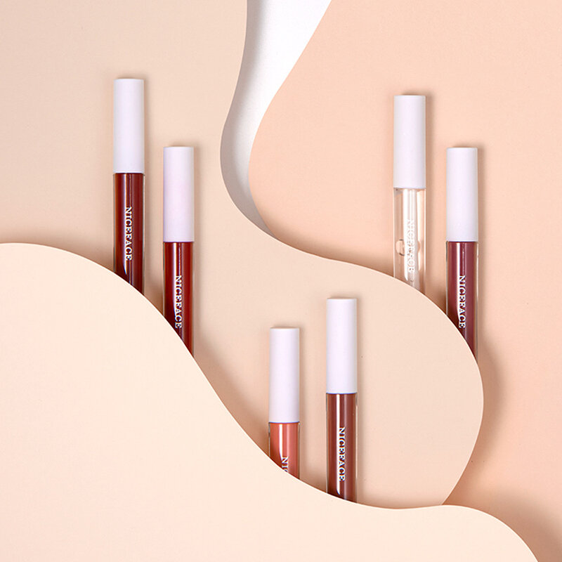 6 Colors Matte Lipstick Set Lasting Waterproof Non-Stick Cup Lip Glaze Lip Gloss