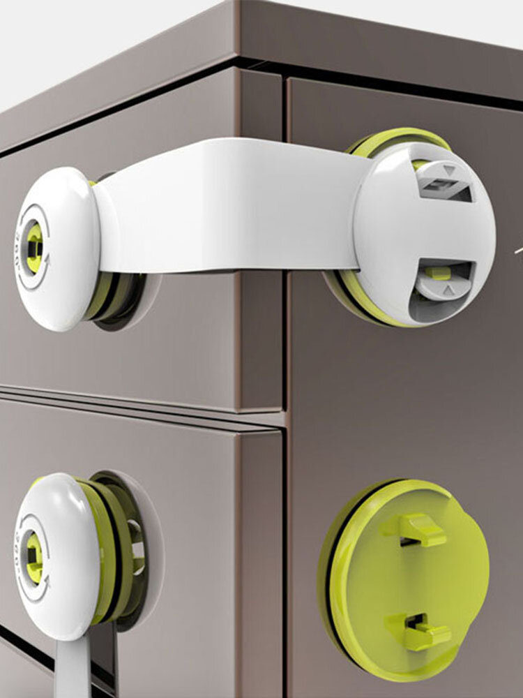 Child Safety Lock Baby Anti-Pinch Hand Cabinet Door Lock Buckle Baby Protection Refrigerator Lock Drawer Lock