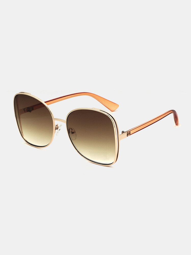 Unisex Square Shape Full Frame Fashion Outdoor Driving UV Potection Sunglasses