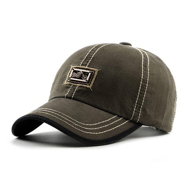 

Men's Simple Cotton Baseball Cap Travel Climbing Sunscreen Hat Sport Snapback Hip-hop Adjustable Hat, Army green;khaki;navy;dark coffee