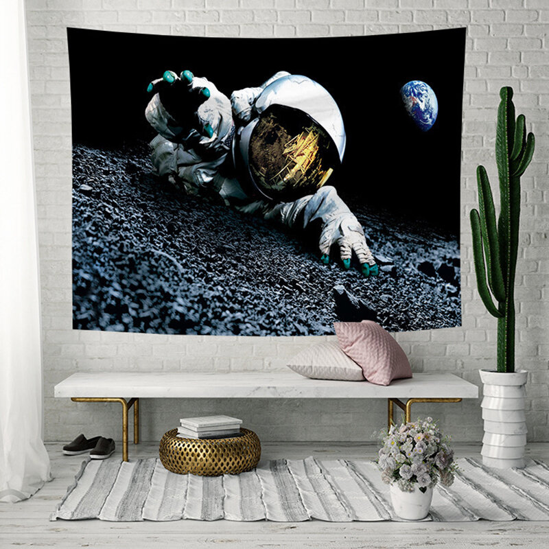

Astronaut Living Room Decoration Tapestry Wall Hanging Beach Cloth Home Curtain Tapestry Wall Tapestry