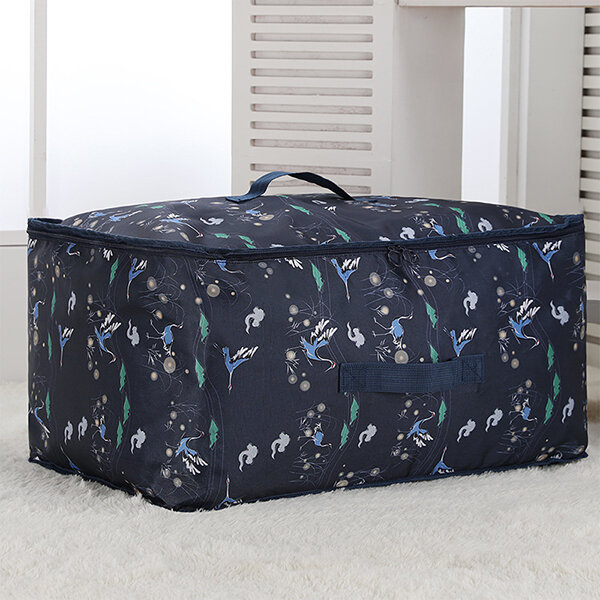 SaicleHome Washable Portable Oxford Clothes Quilts Storage Bags Folding Organizer Storage Container