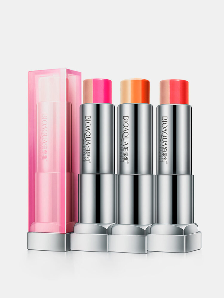 Gradient Lipstick Moisturizer Lip Stick Rose Color Long-Lasting Lipstick Lip Makeup Cosmetic