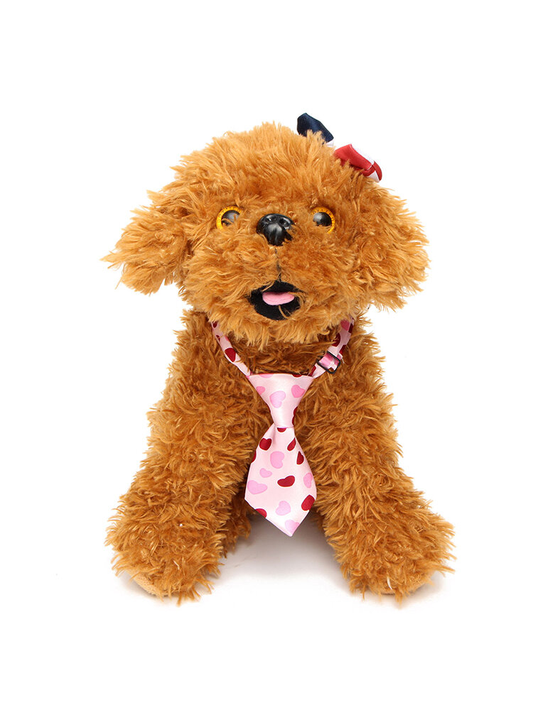 Dog Pet Bow Cute Tie Necktie Adjustable Accessory Neck Tie Collar Adorable HOT