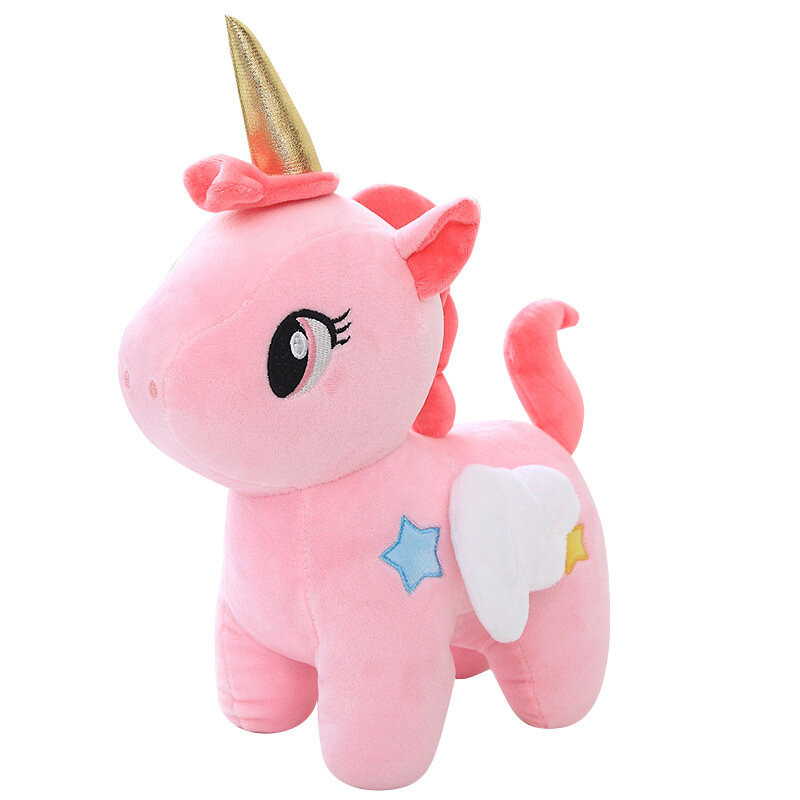 Blue/pink 3 Size Unicorn Plush Pillow Home Decor Baby Child Gift Pp Cotton Inner Cushion Pillow