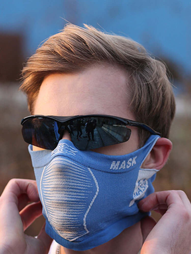 Mens Unisex Cycling Anti-Dust Mouth Face Mask Respirator Outdoor Ski Windproof Face Mask