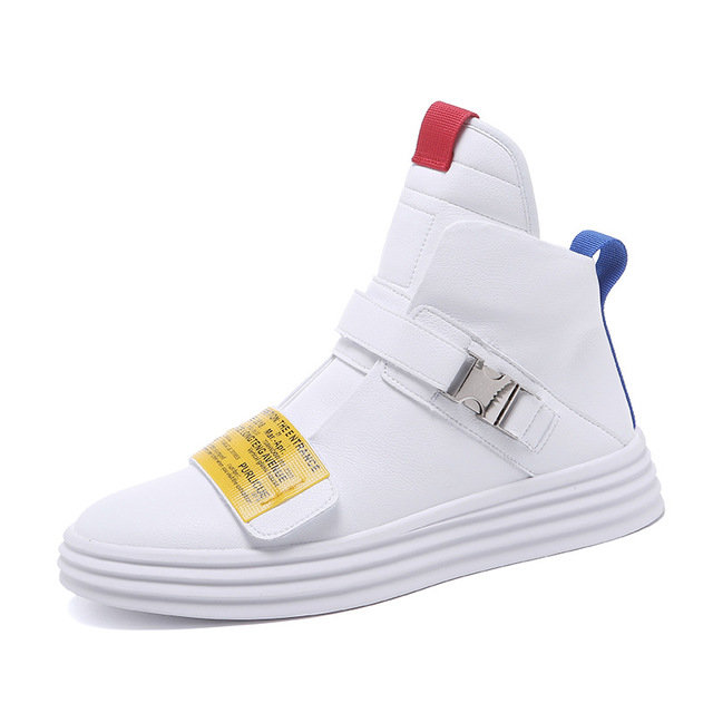 Men Thick Bottom Casual Buckle Sneakers 