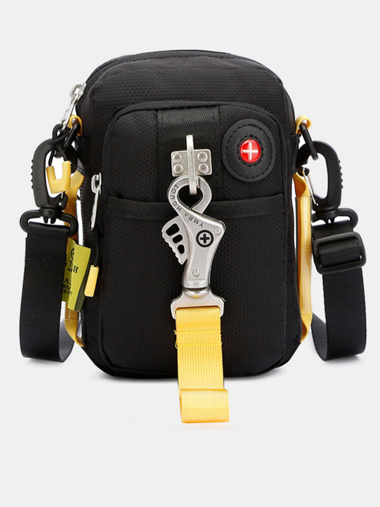 Men Oxfords Close Outdoor Casual Waterproof Two Ways Waist Bag Mini Large Capacity Phoen Bag Cross Body Bag