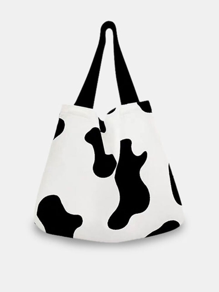 Cow Grain Light Handbag Tote Shoulder Bag
