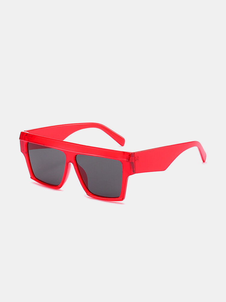 Men's Woman's Multi-color Fshion Driving Glasses Square Retro Frame Sunglasses