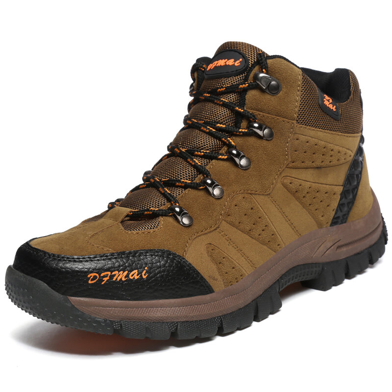 Large Size Men Slip Resistant Anti-collision WaterProof Casual Hiking Sneakers