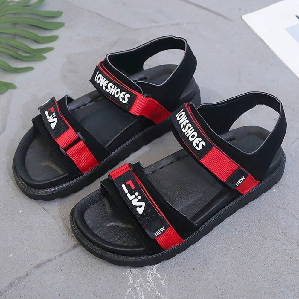 Summer Beach Hook Loop Comfy Platform Casual Sports Sandals For Women