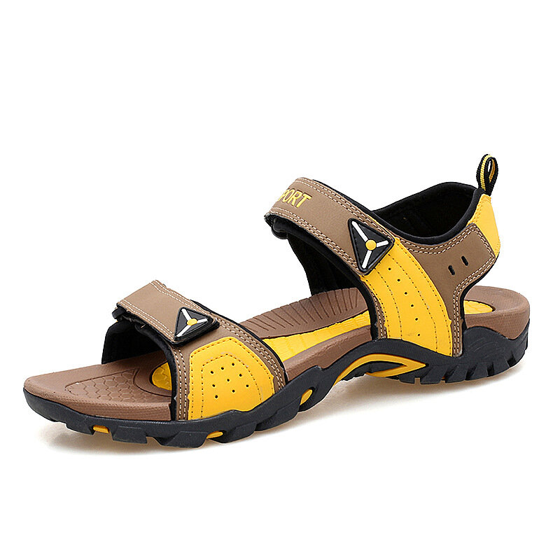 Men&#039;s Non Slip Soft Sole Hook Loop Casual Beach Water Sandals