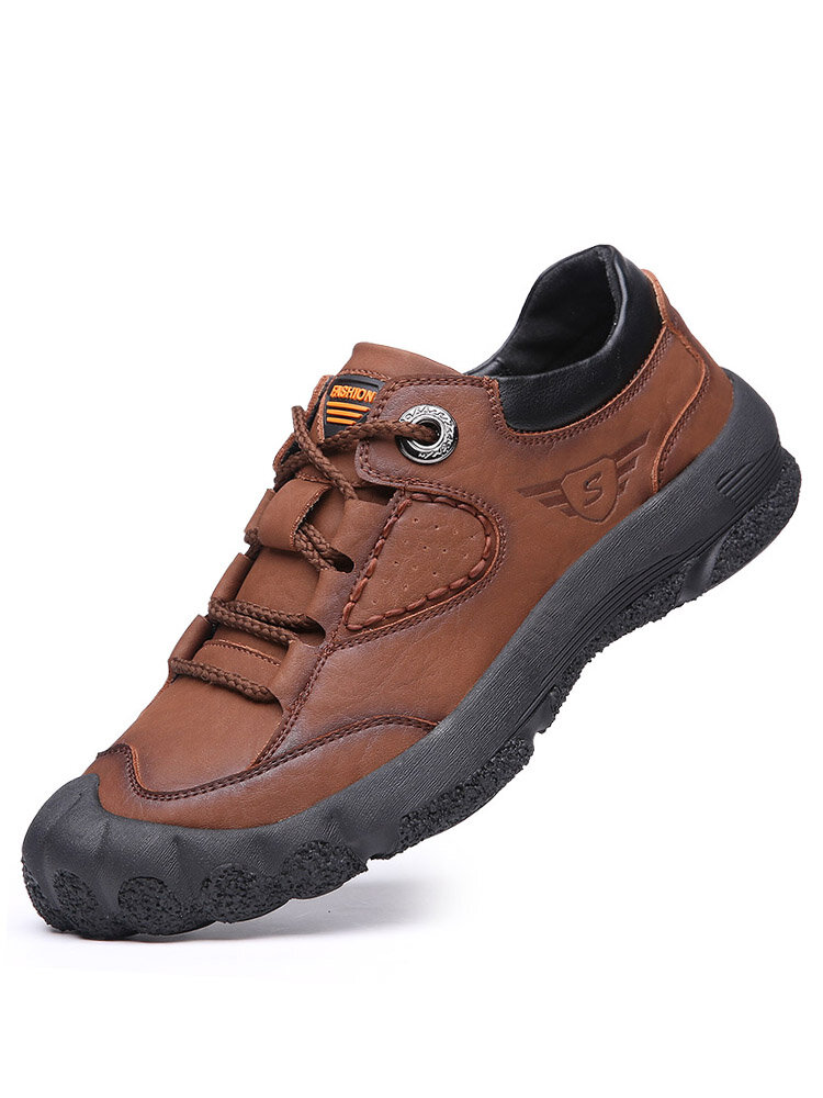 Men Anti-Collision Rubber Toe Slip Resistant Outdoor Shoes