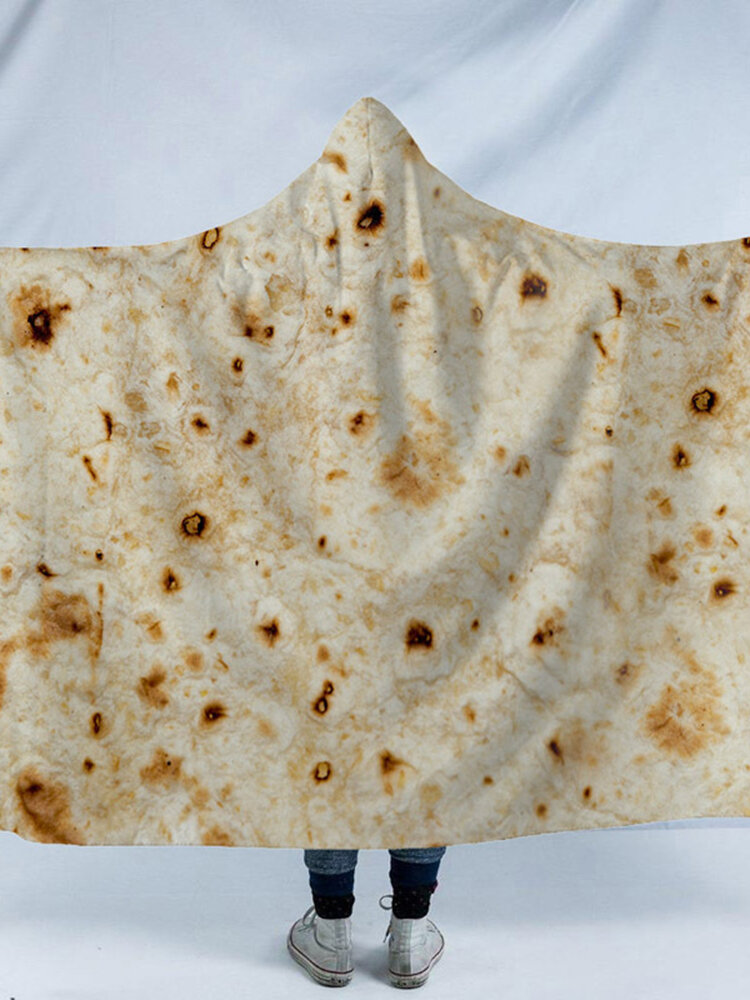 Super Soft Burrito Wickeldecke mit Kapuze Home Casual Wearable Warm Throw Blanket für Erwachsene Kindersofabett Kniedecke