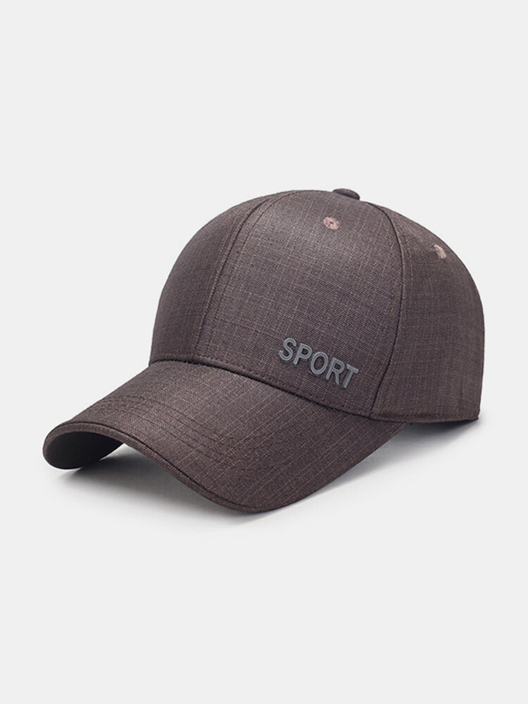 Men's Embroidery Sport Pattern Cotton Baseball Cap Sport Casual Sunshade Hats Adjustable Golf Hats