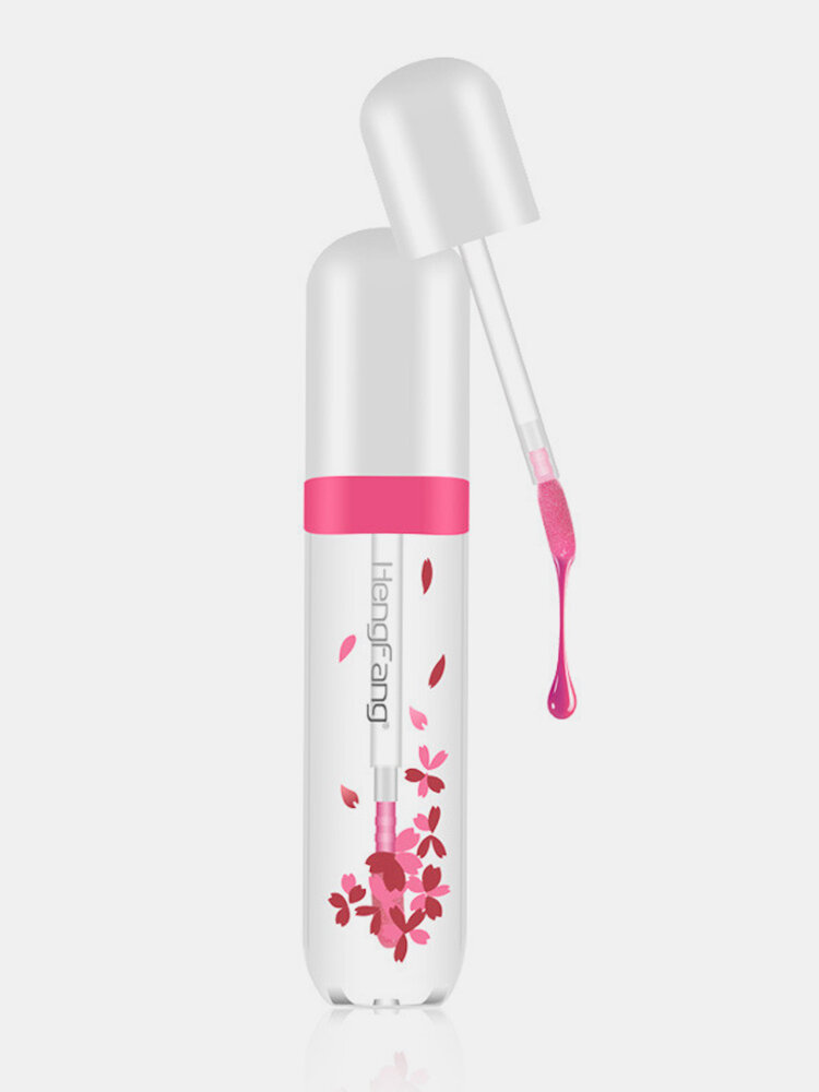 Жидкость для губ Temperature Cherry Liquid Губная помада Увлажняющий блеск для губ с изменяющимся цветом Blossom Red Lip Gloss Beauty