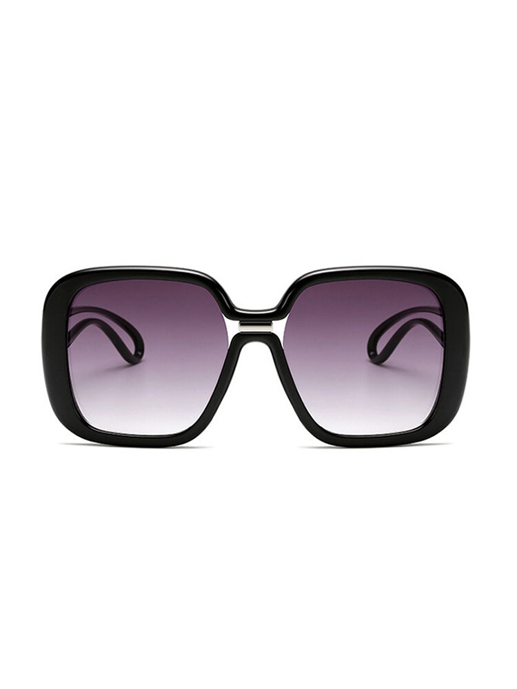 Unisex Retro Big Box New Sunglasses Contrast Color Sunglasses For Woman