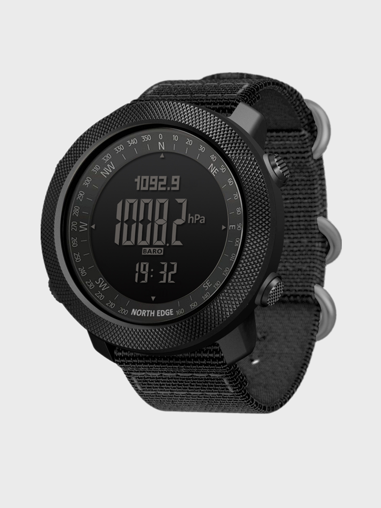 Apache2 Altimeter Barometer Compass Temperature Display 50m Waterproof Outdoor Sport Digital Watch