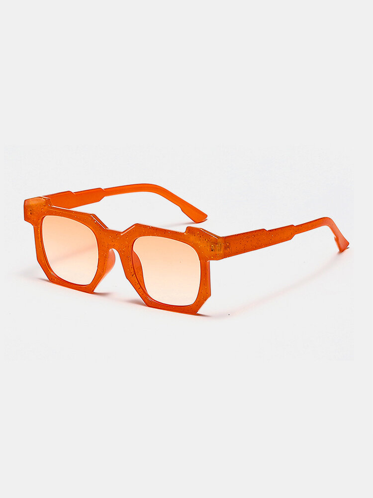 पुरुष और महिला आरामदायक फैशन आउटडोर UV संरक्षण स्क्वायर छोटा फ्रेम धूप का चश्मा