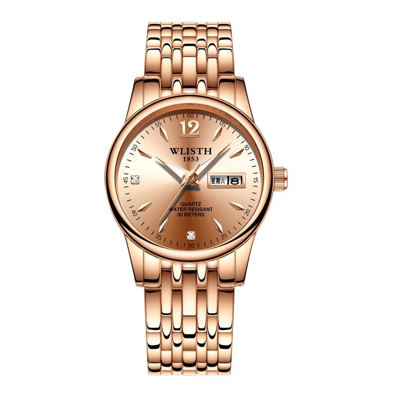 

Trendy Fresh Quartz Watch Luminous Waterproof Waist Watch Date Display Design Watch For Women, 01;02;03;04;05;06