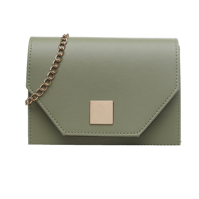 Texture Small Square  Chain Bag Mini Messenger Bag Shoulder Bag