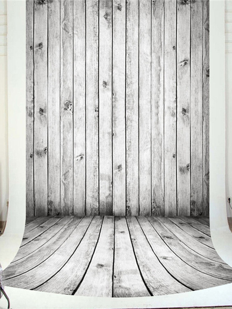 

5x7FT Vinyl Wood Wall Floor Photography Background Photo Studio Backdrop