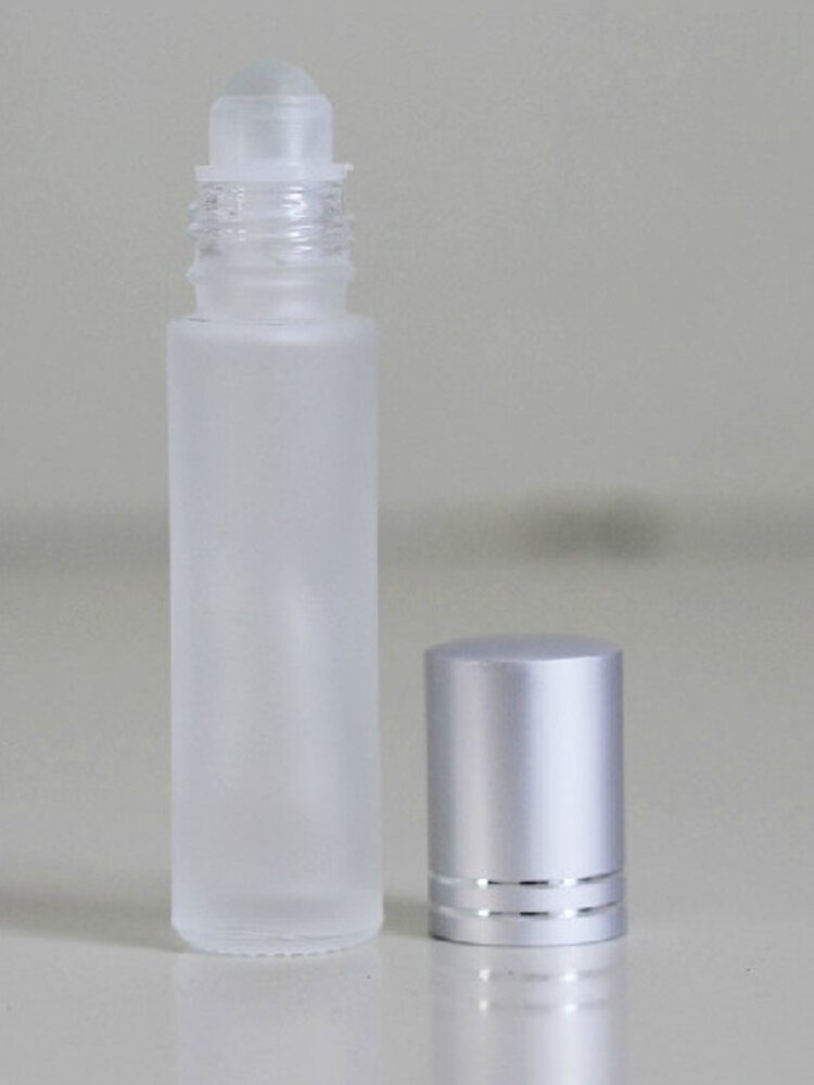 10ml Portable Fragrance Perfume Roller Ball Glass Bottle Essential Oil Container 
